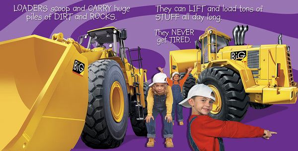 loaders, dirt and rock movers