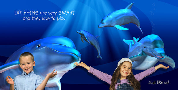 Dolphins love to play - just like kids