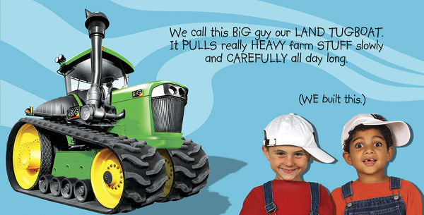 land tug boat for heavy farm stuff